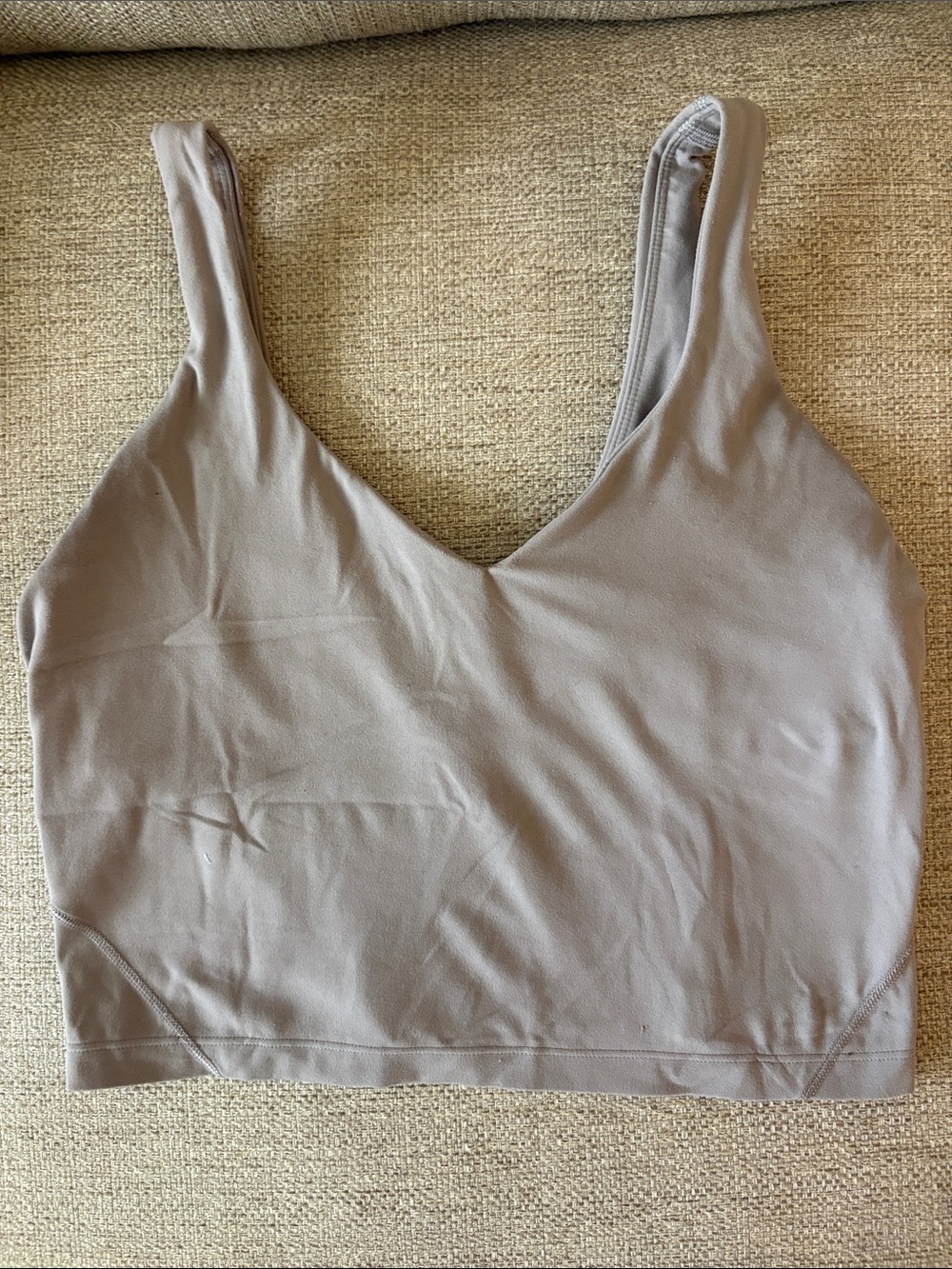 lululemon athletica tank top in taupe